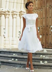 suknia ślubna midi 5