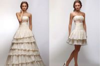 трансформатор венчаног хаљина с одвојивом сукњом3