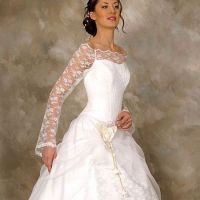 Svatební šaty s dlouhým rukávem 3