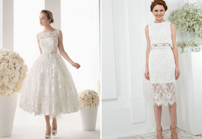 короткие свадебные платья 2018 модные тенденции