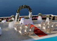 декорация на сватбата в гръцкия стил6