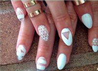 Trendy mody ślubnej manicure 2016 10