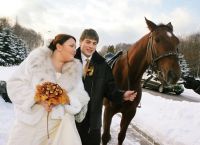 Снимки на сватбата през зимата 5
