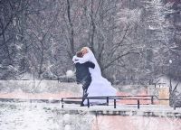 Снимки на сватбата през зимата 8