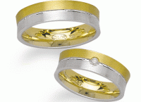бели златни сватбени пръстени 4