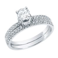 Poročni prstani z diamanti 9