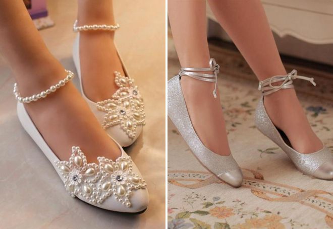 poročni čevlji s trakom