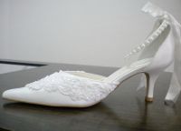 Ципеле за венчање на доњој пети 1