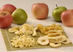 Co je použití sušených jablek