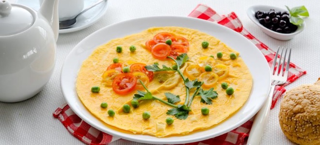 jak vařit omeletu vajec