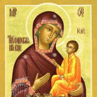 молитва на тиквинската икона на Божията майка