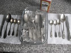 Jak čistit stříbro při černění1
