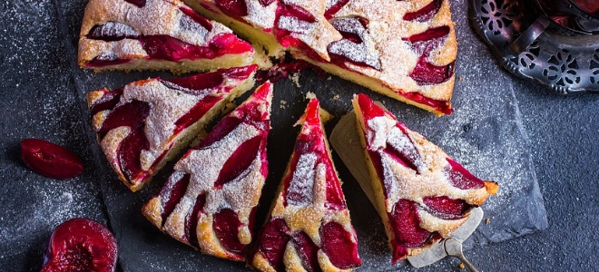 Plum pie "New York Times"