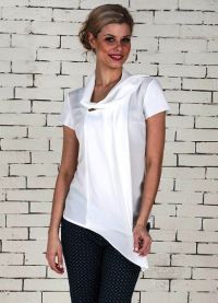 бела блуза са кратким рукавима 13