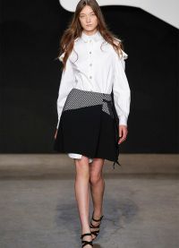 бели модни тенденции за блузи 2016 2