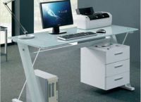 Białe biurko komputerowe4
