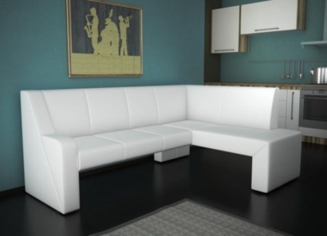  белый угловой диван