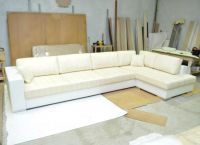Biała narożna sofa9