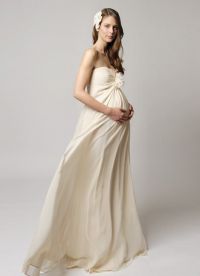 бяла рокля за бременни жени9