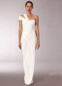 бяла вечерна рокля5