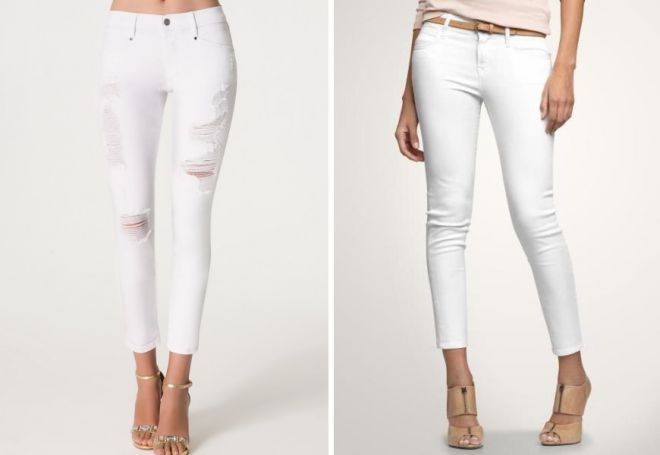 bílé džíny 1