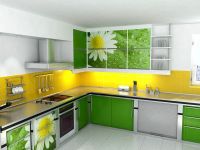 бяла зелена кухня 2