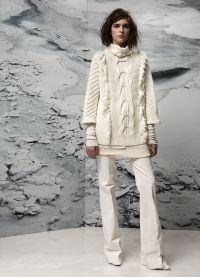 Bílý pletený svetr1