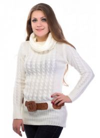 Бял пуловер 6