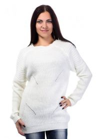 Бял пуловер 7
