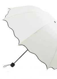 Biały parasol 5