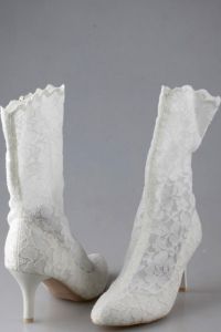 Bijele vjenčane čizme 3
