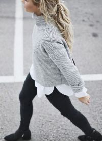 Широка пуловер4