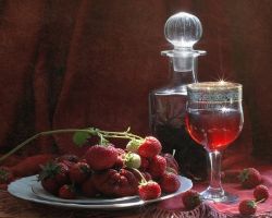 przepis na wino z truskawek