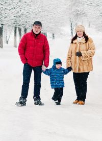 Zimowa rodzinna sesja zdjęciowa 3