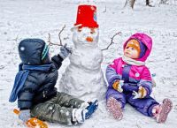 Zimski posnetek z otrokom 3