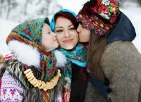 Зимна фотосесия в руски стил 10