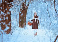 zimní fotografické zasedání v ruském stylu 8