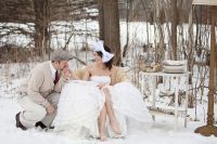 зимске вјенчање фотографија снимања идеја1