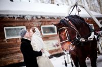 зимни сватба фотосесия идеи5