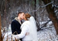 zimní svatební fotografie střílí 3