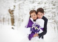 zimní svatební fotografie střílí 5