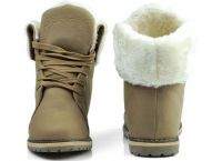 зимни женски обувки с козина 7