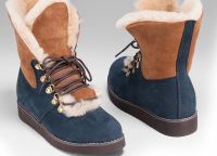 зимни женски обувки с козина 8