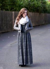 Što nositi s dugom suknjom u zimi7