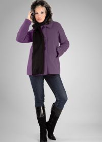 co nosit s fialovým kabátkem 9