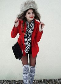 какво да носите с червено сако 7
