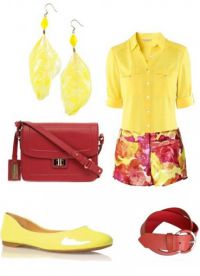 какво да носите с жълта блуза 3