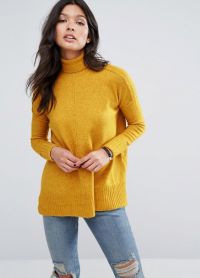 z czym włożyć żółty sweter 1