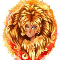postać kobiety lew