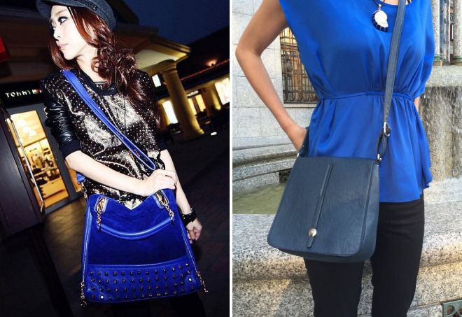 kobiety niebieskie torby 14